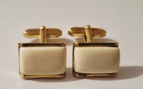Vintage lucite inlay gold - vintage, tone