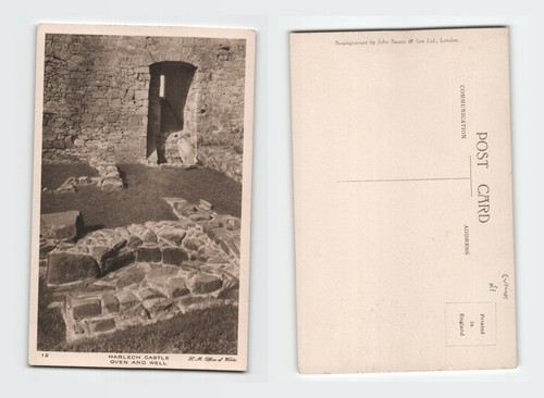 Vintage postcard harlech - vintage,