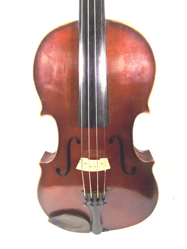 Old fullsize violin made - old,