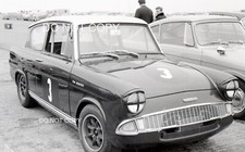 BROADSPEED FORD ANGLIA X7 35MM RACING PHOTOGRAPH SLIDES FITZPATRICK SILVERSTONE