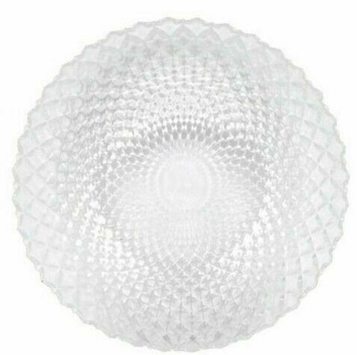 27cm glass dinner plates - 6,