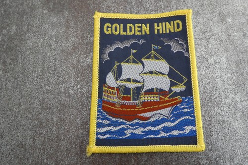 Golden hind woven cloth patch - woven,