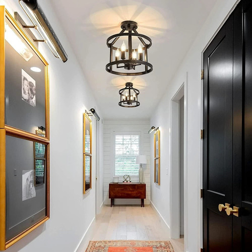Ceiling lights retro semi - ceiling,