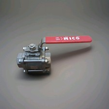 HICO 316 Grade Stainless Steel 1-1/2" 3 Piece Ball Valve Weld End DN40 PN63 
