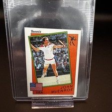 Panini Supersport Sticker (1987) - #180 John McEnroe Card Vintage Tennis
