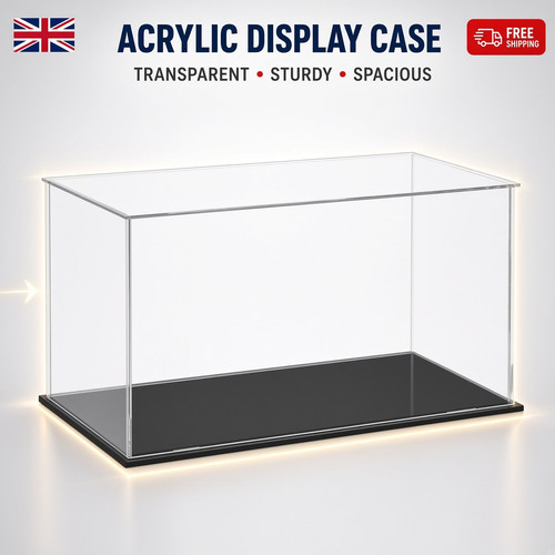 Large clear acrylic display - clear,