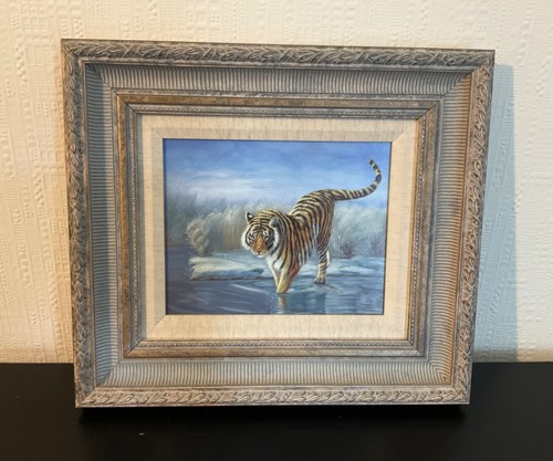 Oil canvas tiger in - in, the