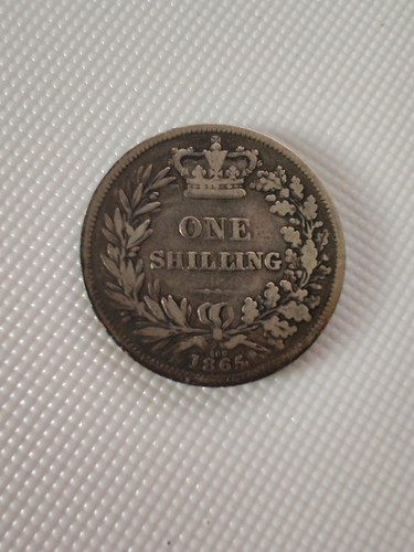 1865 queen victoria silver one - 1865,