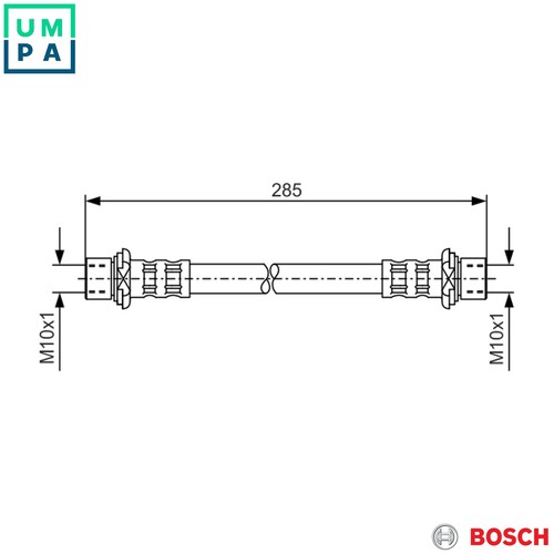 Brake hose 987 476 725 - 987,