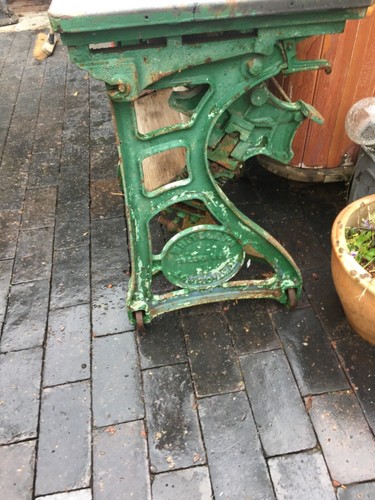 Vintage cast iron mangle - cast, by