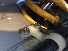 Yamaha yz125 yz250 yz 125 rear brake line guide screws x 4 in stainless steel 