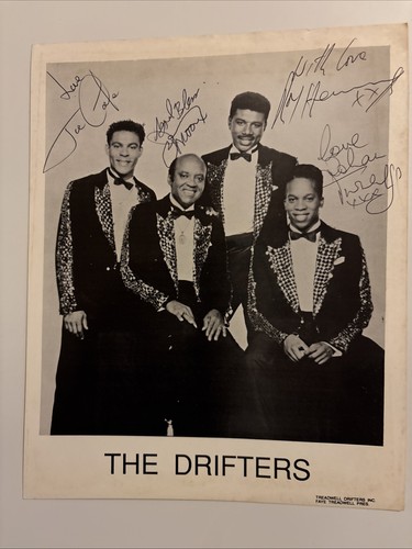 The drifters hand signed - drifters,