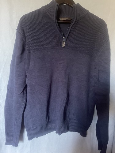 Men navy knit - navy, high