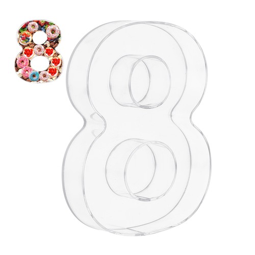 Acrylic number box 8 - acrylic,