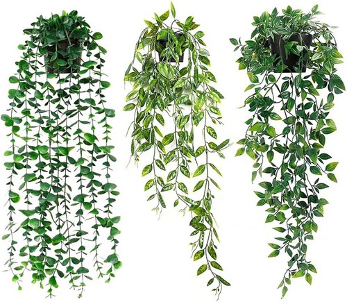 Artificial hanging plants - 3x,
