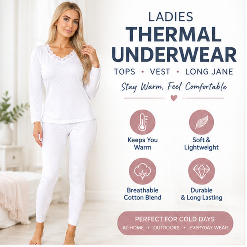 Ladies thermal underwear tops - thermal,