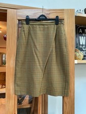 Burberrys Tartan Wool Skirt
