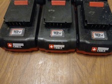 3 Porter Cable Batteries  18v