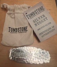 10oz Tombstone Silver Nugget