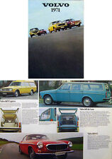 Volvo Range 142 144 145 164 1800 E 1970-71 Original UK Brochure No RSP 50104