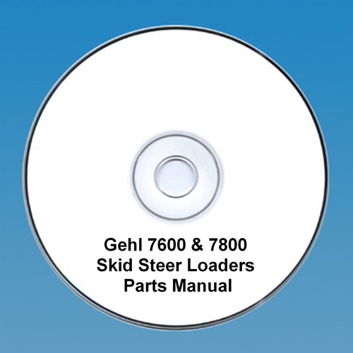 Gehl 7600 7800 - gehl, skid