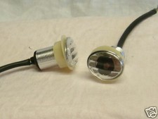 Flush mount red light clear