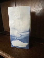 French Faux & Co. Paper Bag Ceramic Vase
