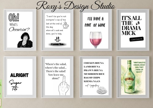 Gavin stacey inspired - &, prints