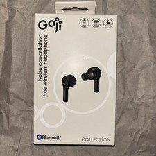 GOJI Wireless Bluetooth Noise-Cancelling Earbuds - Black (GTCNCTW22)