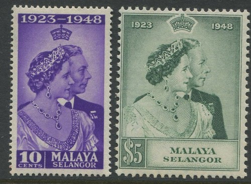 Malaya selangor 1948 - selangor, silver