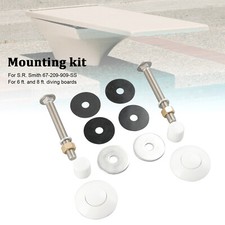White Diving Board Mount kit