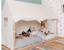 CHILDHOME Bed Frame House Cover 90 X 200 CM Bed Tent OEKO-TEX Recycled Cotton