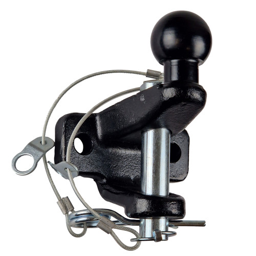 Dual tow hitch 50mm ball - dual, &