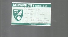 Used Ticket - Norwich City v