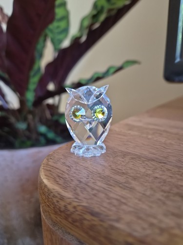 Swarovski crystal small owl - swarovski,