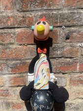 Vintage ERTL 1994 Jibba Jabba Jibber Jabber Red Mohawk Hair Toy Doll 16”