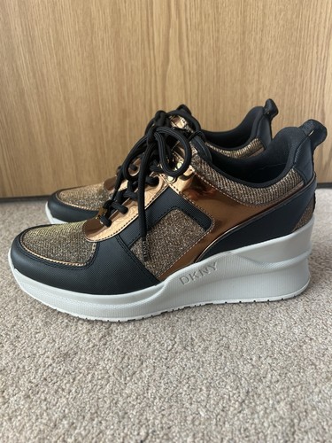 Dkny leo wedge sneakers - dkny,