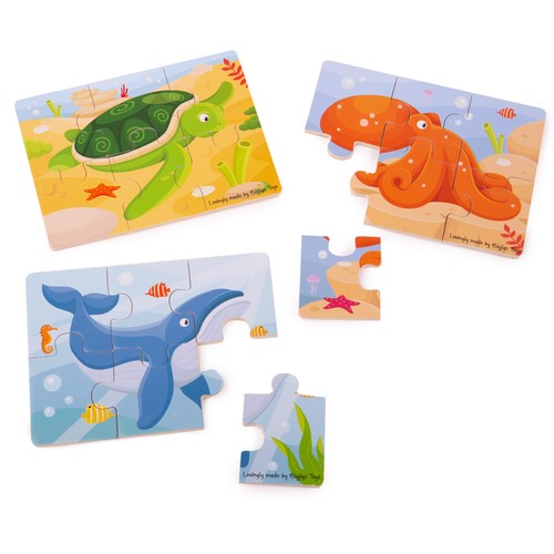 Bigjigs toys wooden sealife - bigjigs,