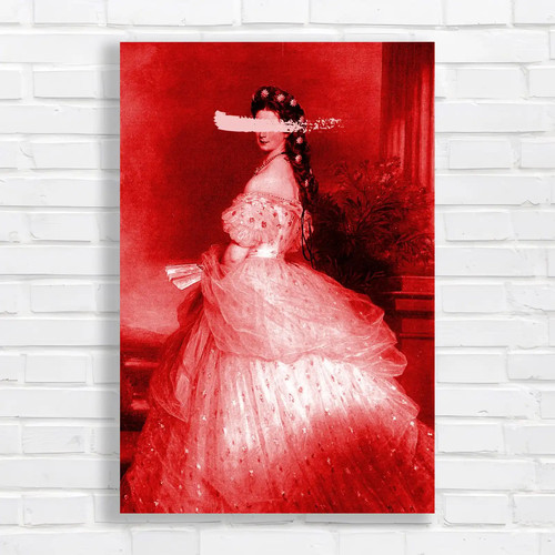 Victorian lady floral dress - victorian, in