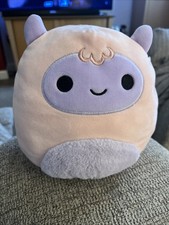 VGC Kellytoy Squishmallow Ronalda the Pink Purple Yeti 7" Plush Excellent