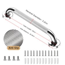 Anti Slip Shower Grab Handle,Stainless Steel Bath Grab Bar,Hand Rail Support UK