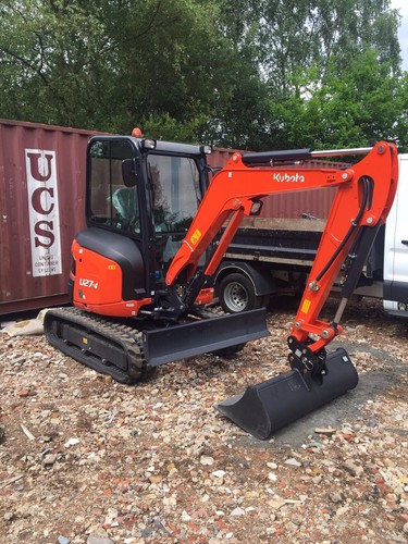Ton digger for hire weekend - digger,