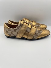 Gucci GG Monogram Gold leather