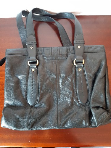 Tula black leather handbag - tula,