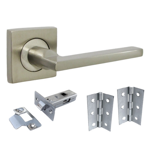 Uno door handle satin - door,