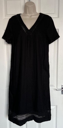 New next ladies black linen - ladies,