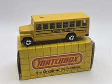 Matchbox Blue Box MB47 School Bus 1987 Vintage New Old Stock