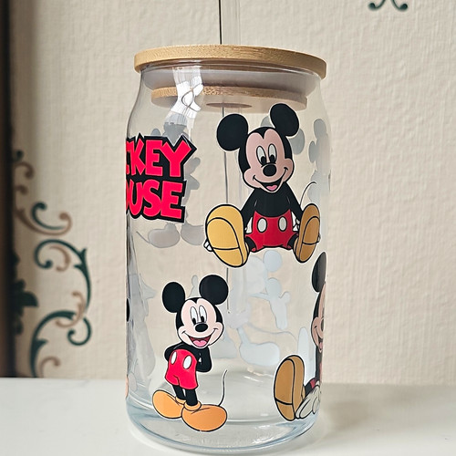 Mickey mouse mason drinking - mickey,