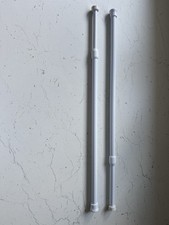2 x Small Adjustable Hanging Rails