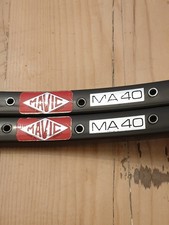 A Pair of Mavic MA 40 Grey Anodised Rims  700 Size. Very Good Order. 70/80s